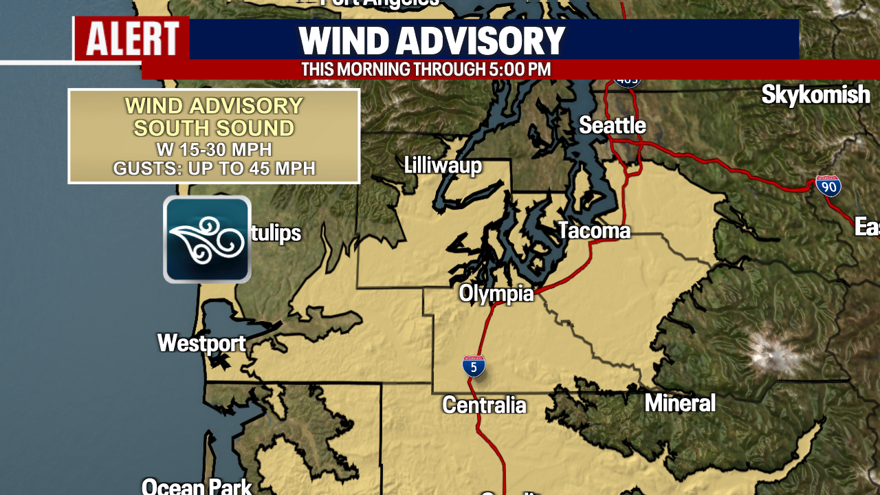 Seattle weather: Gusty winds, rain and a chance of thunderstorms in ...