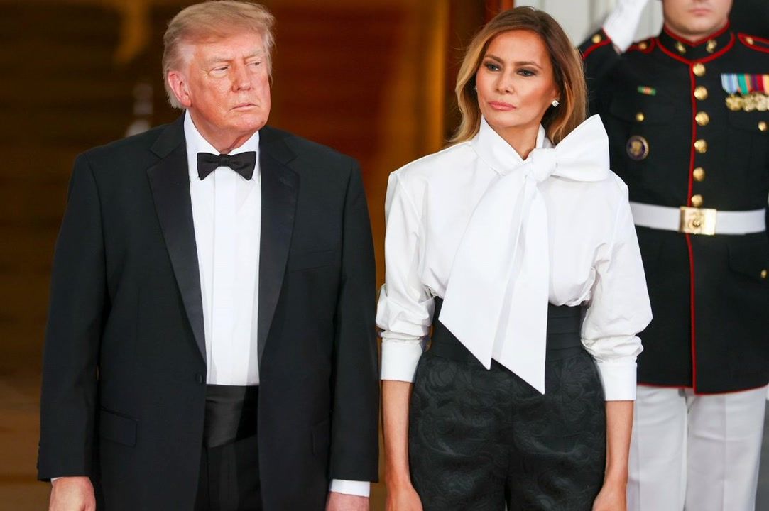 Price of Melania Trump's 'ridiculous' Xi Jinping state dinner outfit ...