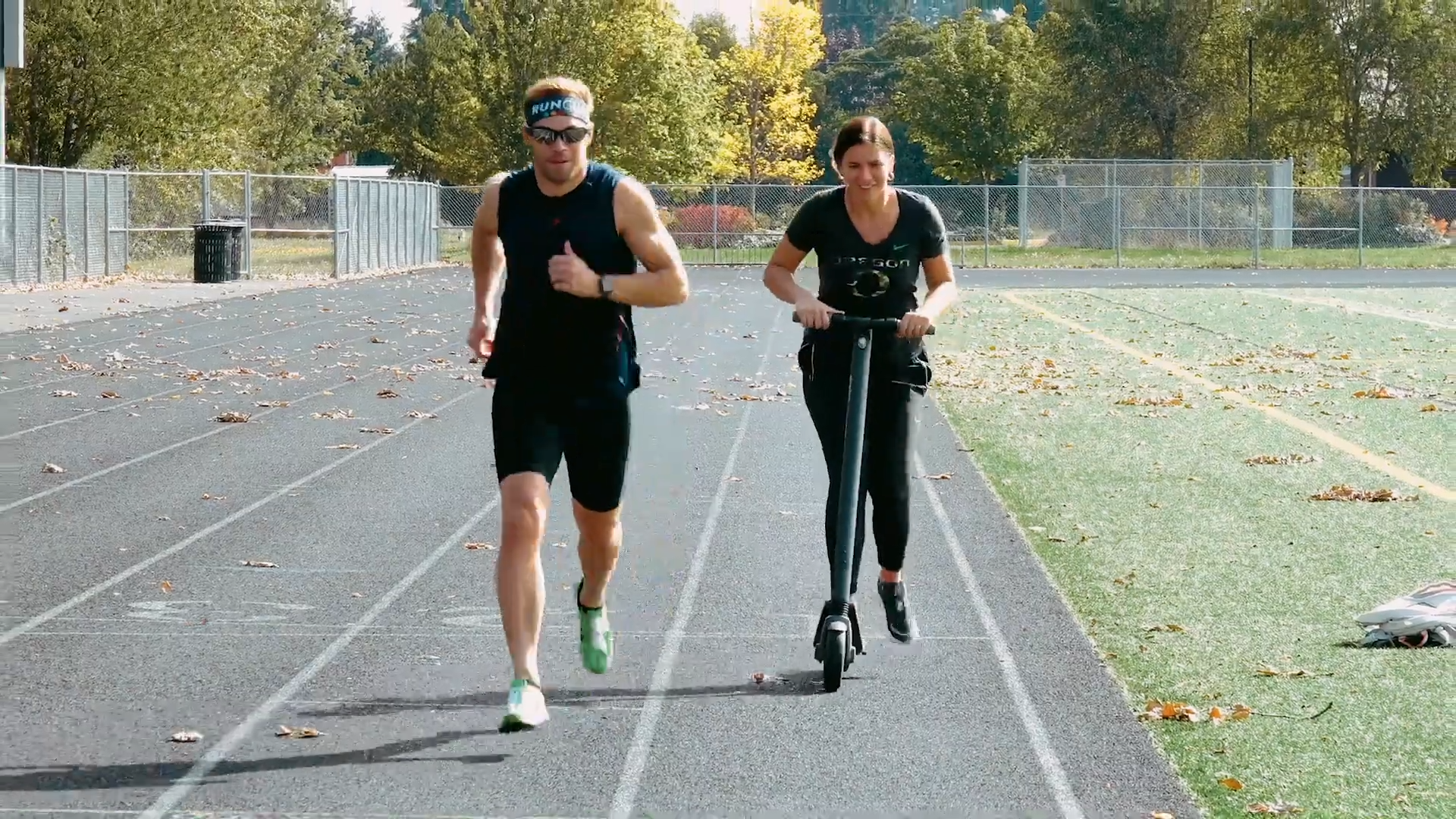 An Olympic runner challenged a 15.5-MPH electric scooter then his heart ...