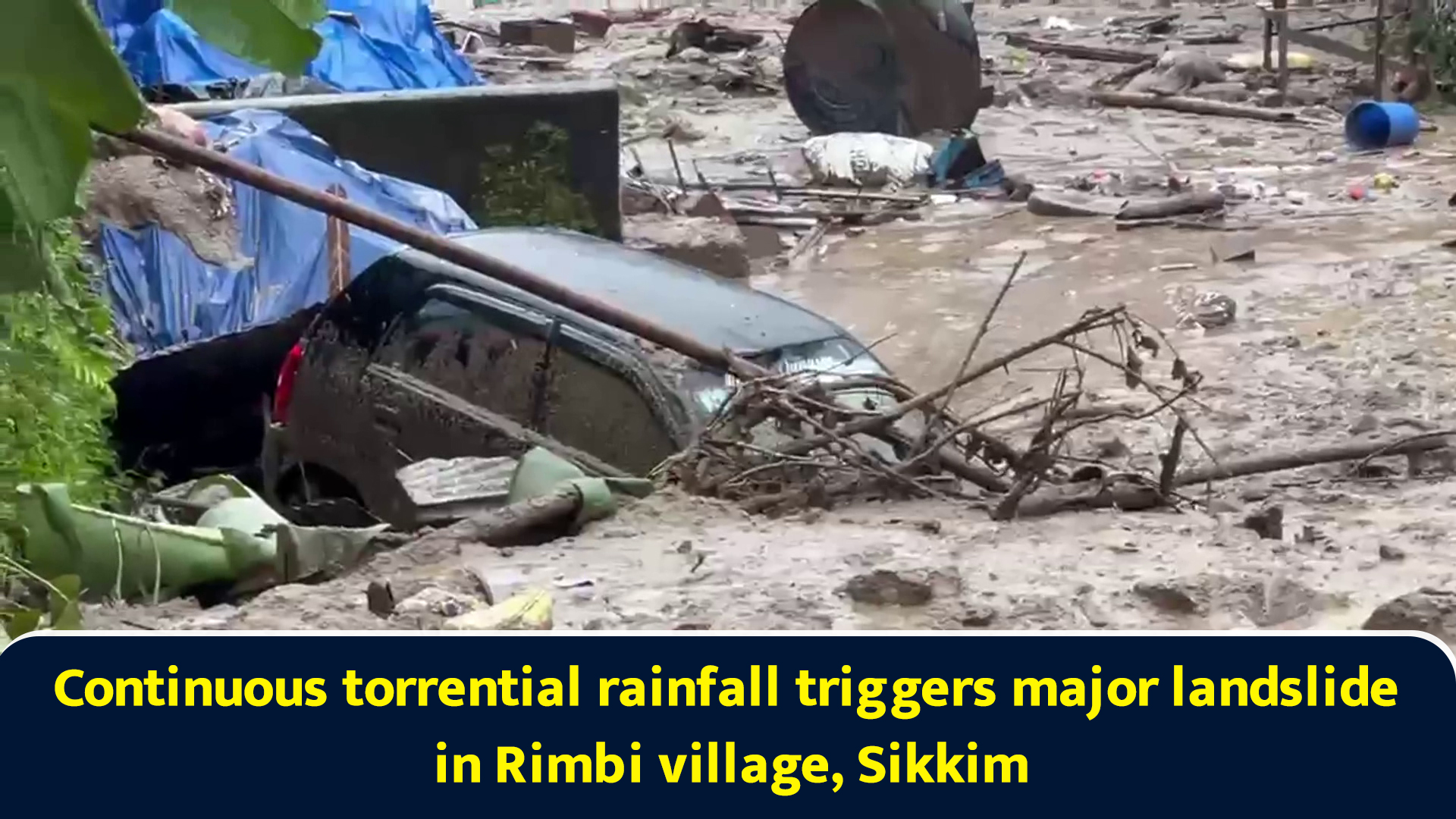 Continuous torrential rainfall triggers major landslide in Rimbi ...