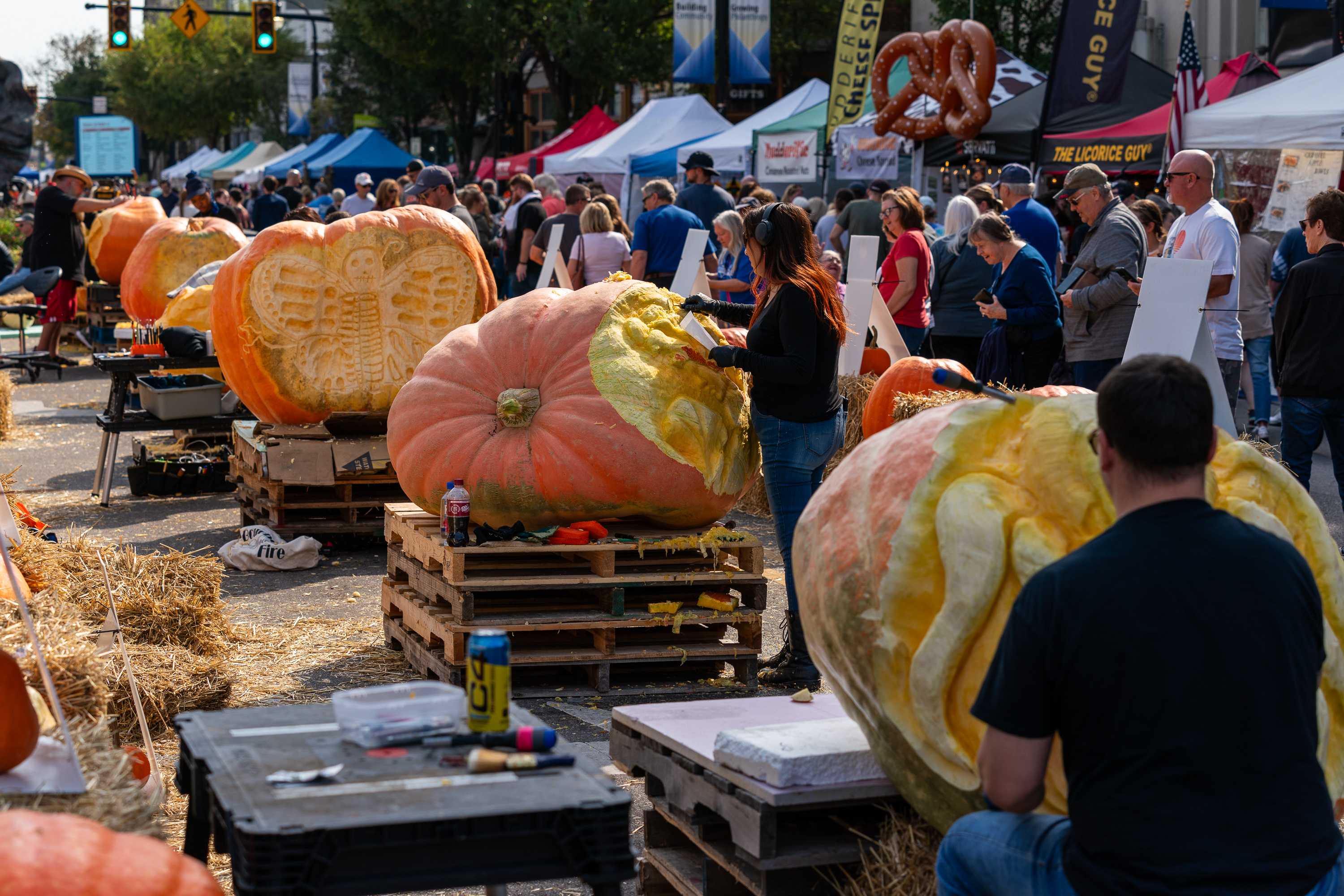 Giant carved pumpkins to line the street of this Ohio town's annual ...