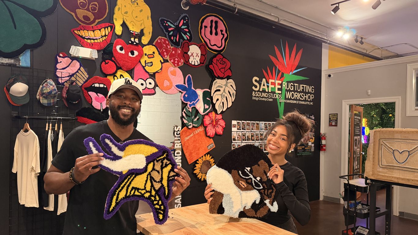 NoDa rug tufting studio offers a creative date night