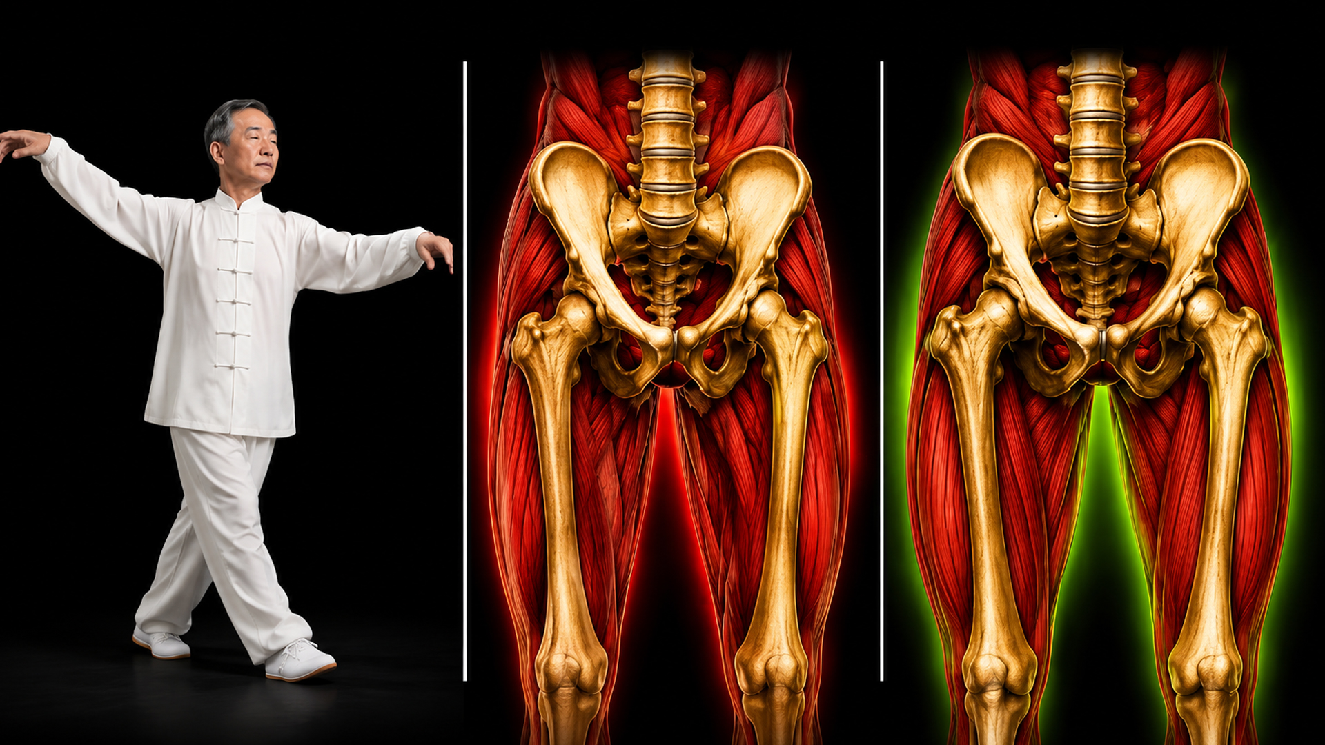 Tai chi walking routine for seniors to build leg strength and balance