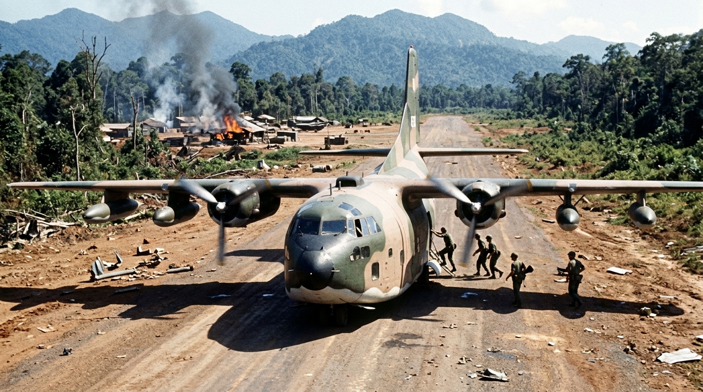 122mm rocket at the nose: The C-123 rescue at Camp Duck