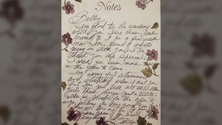 Billy Ray Cyrus shares handwritten letter from his first meeting with ...
