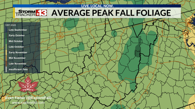 Tracking fall color: How to read the foliage map and the latest forecast