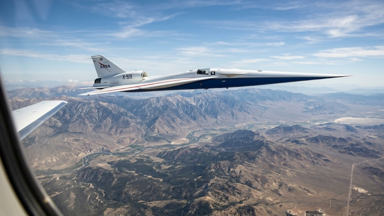 NASA X-59 tests quieter supersonic flight over US