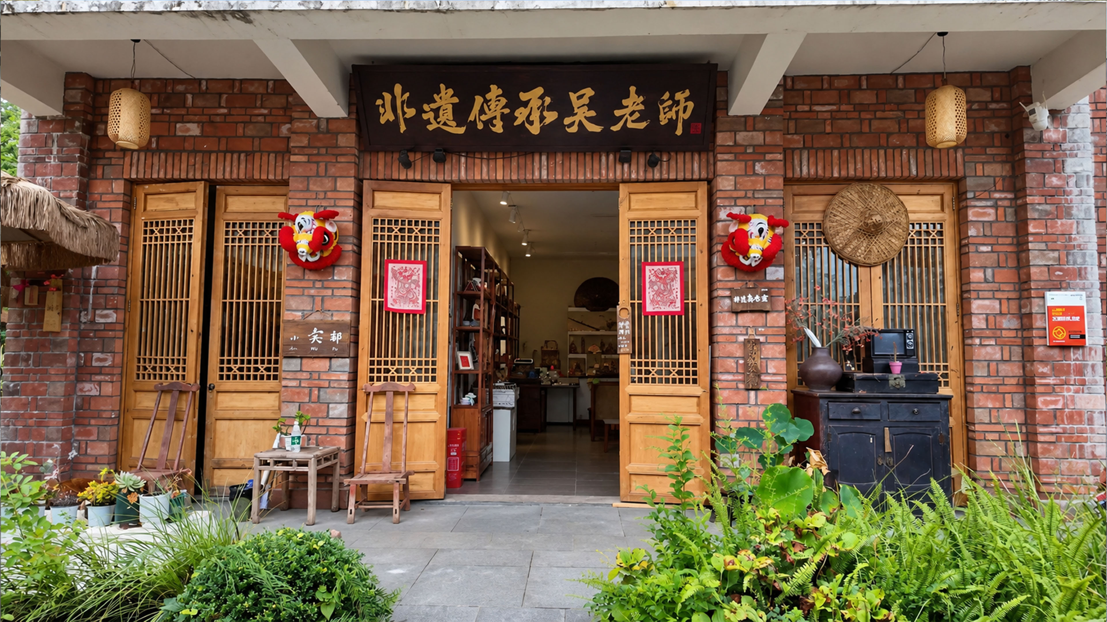 China preserves cultural traditions inside this distinctive brick workshop