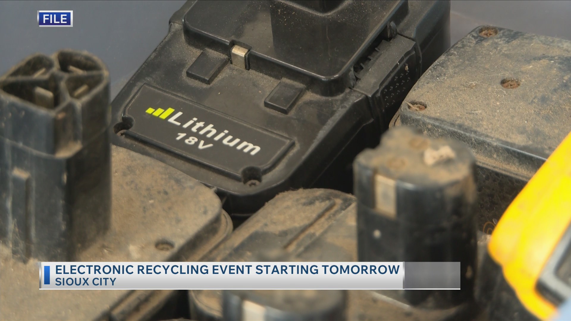 Electronic recycling event starting tomorrow