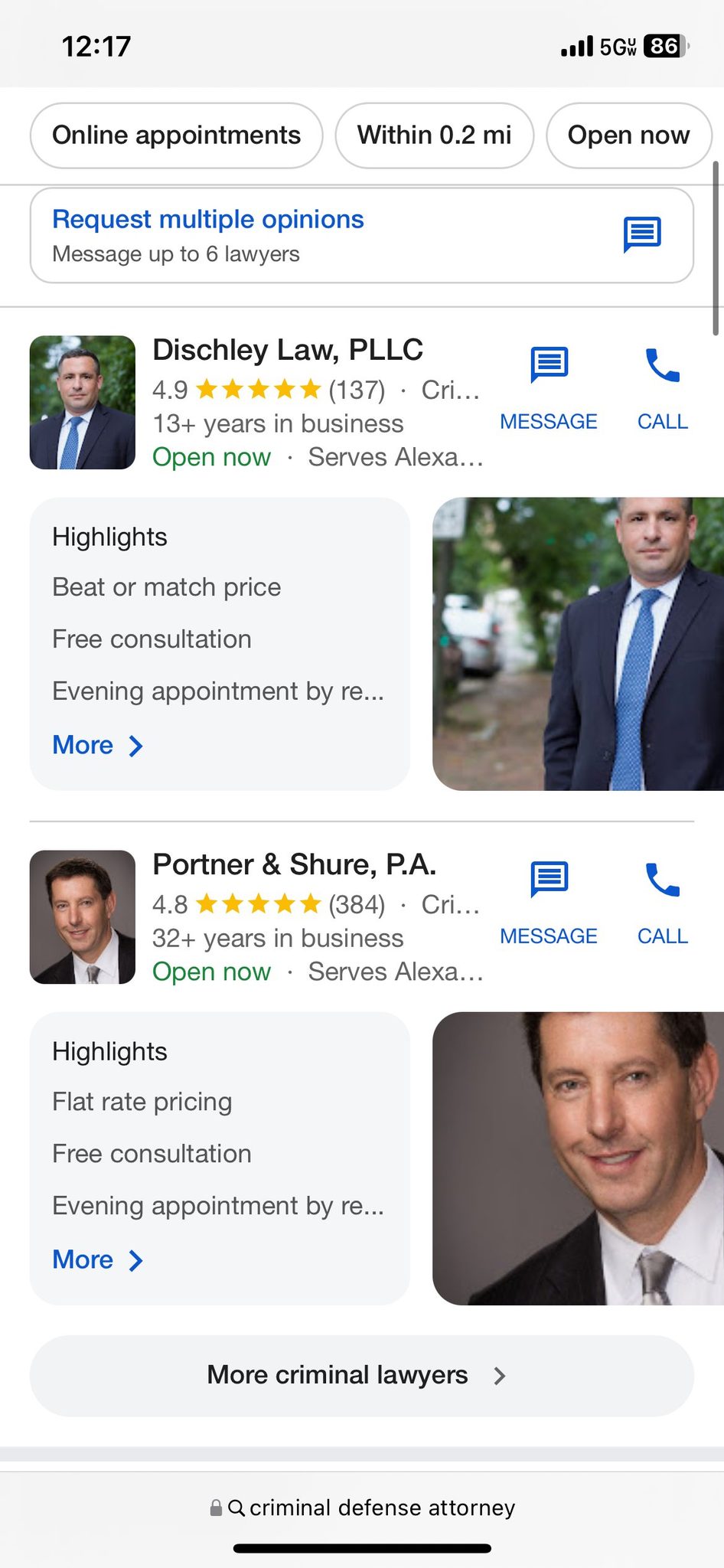 Google tests bigger local services ads