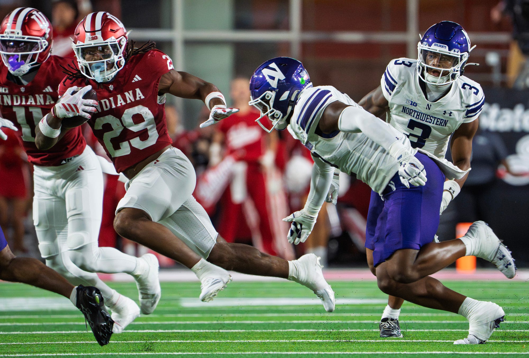 Northwestern-Indiana football score today, live game updates: IU adds ...