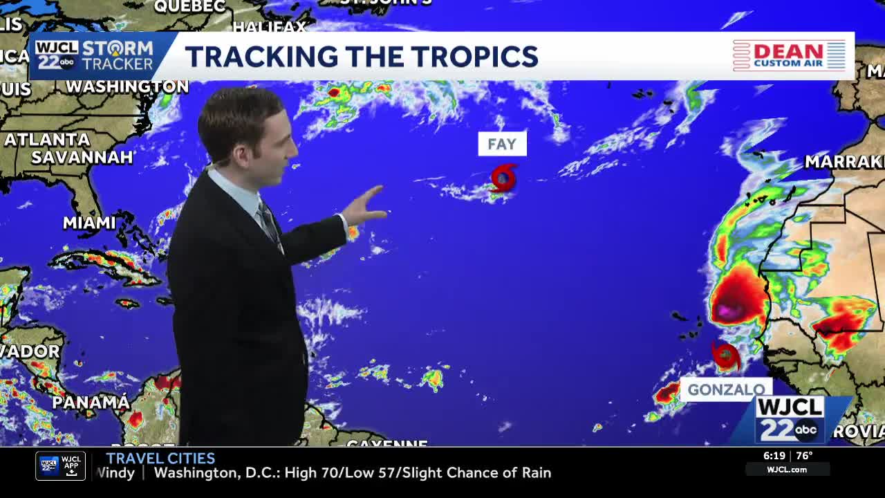National Hurricane Center tracking two tropical storms in the Atlantic