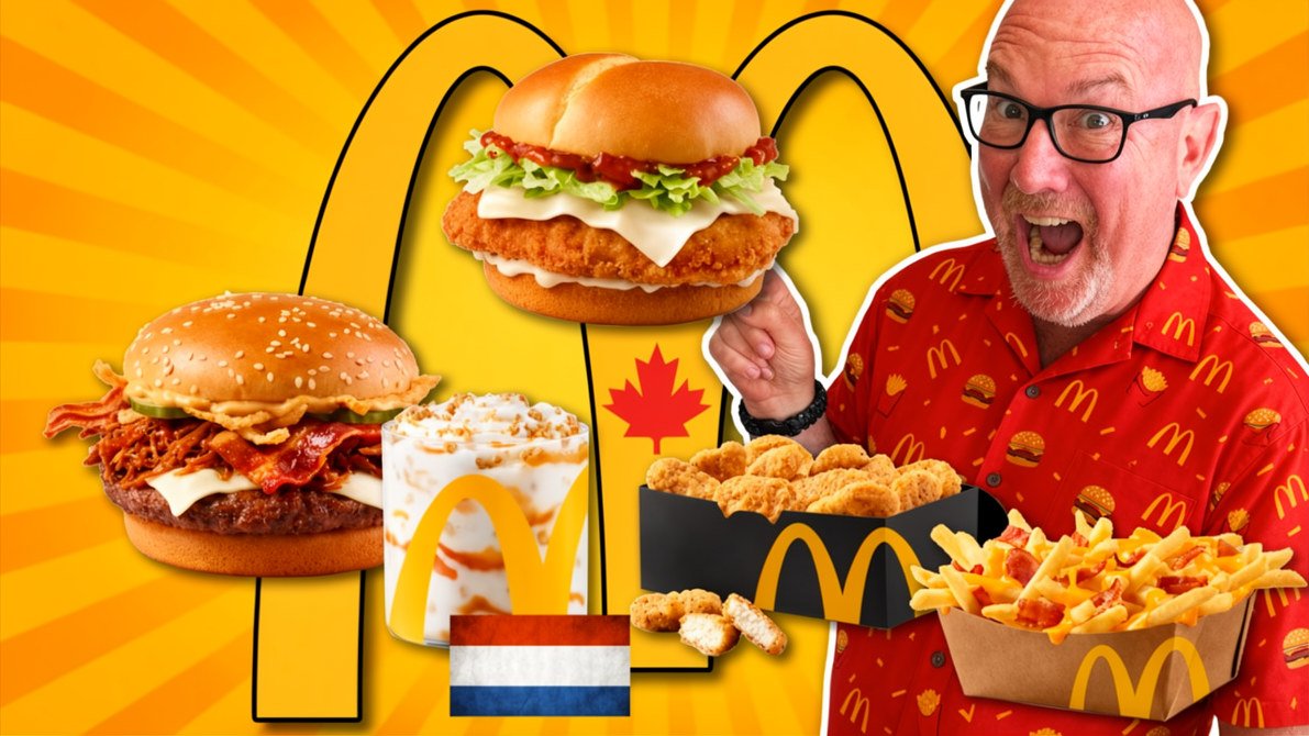 McDonald’s world menu mukbang