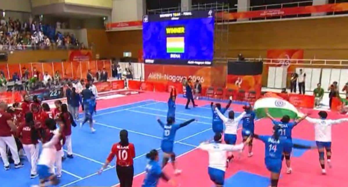 Asian Games 2026: India wins gold in kabaddi, defeats Iran in nail-biter