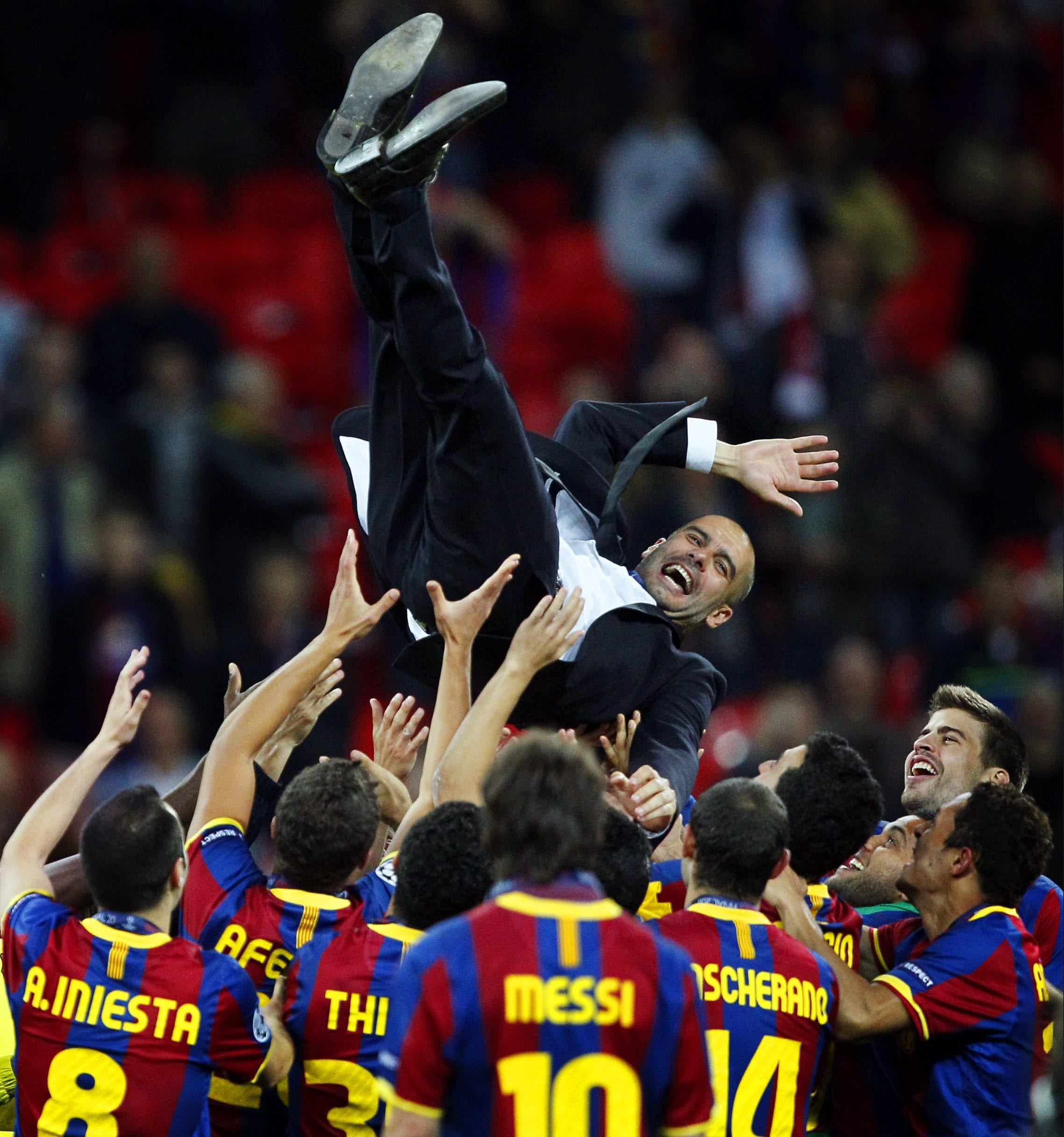 Pep Guardiola’s era-defining Barcelona side won the Champions League twice - Vi-Images/Getty Images