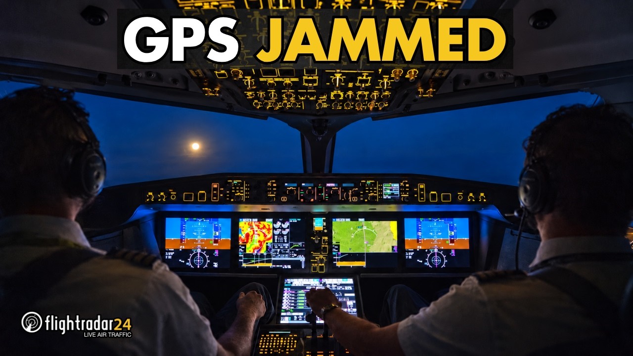 How pilots handle GPS jamming (airBaltic A220 cockpit to Armenia)