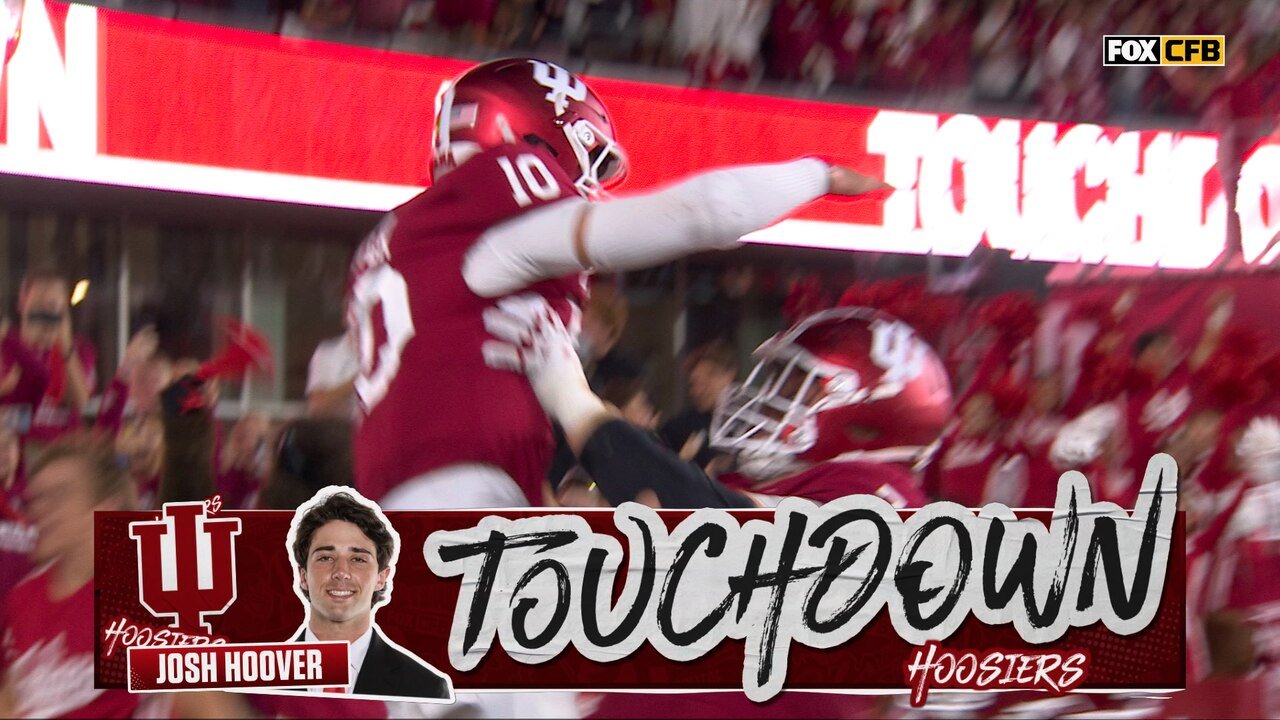 Josh Hoover runs for 1-yard TD, extending Indiana's lead over Northwestern