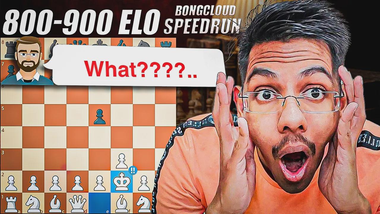 BONGCLOUD speedrun episode 4 | Chess rating climb 835 to 909
