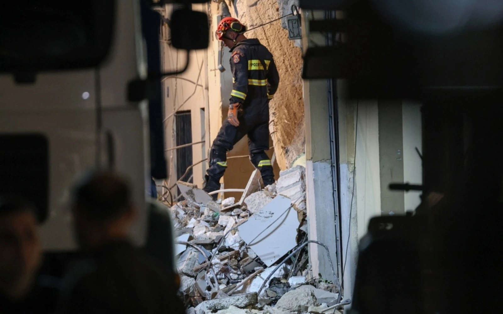 One dead, 5 missing after explosion destroys building in Athens