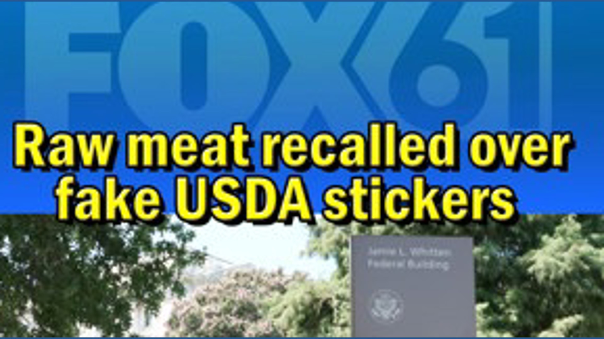 USDA recalls over 160,000 pounds of raw meat over fake inspections stickers