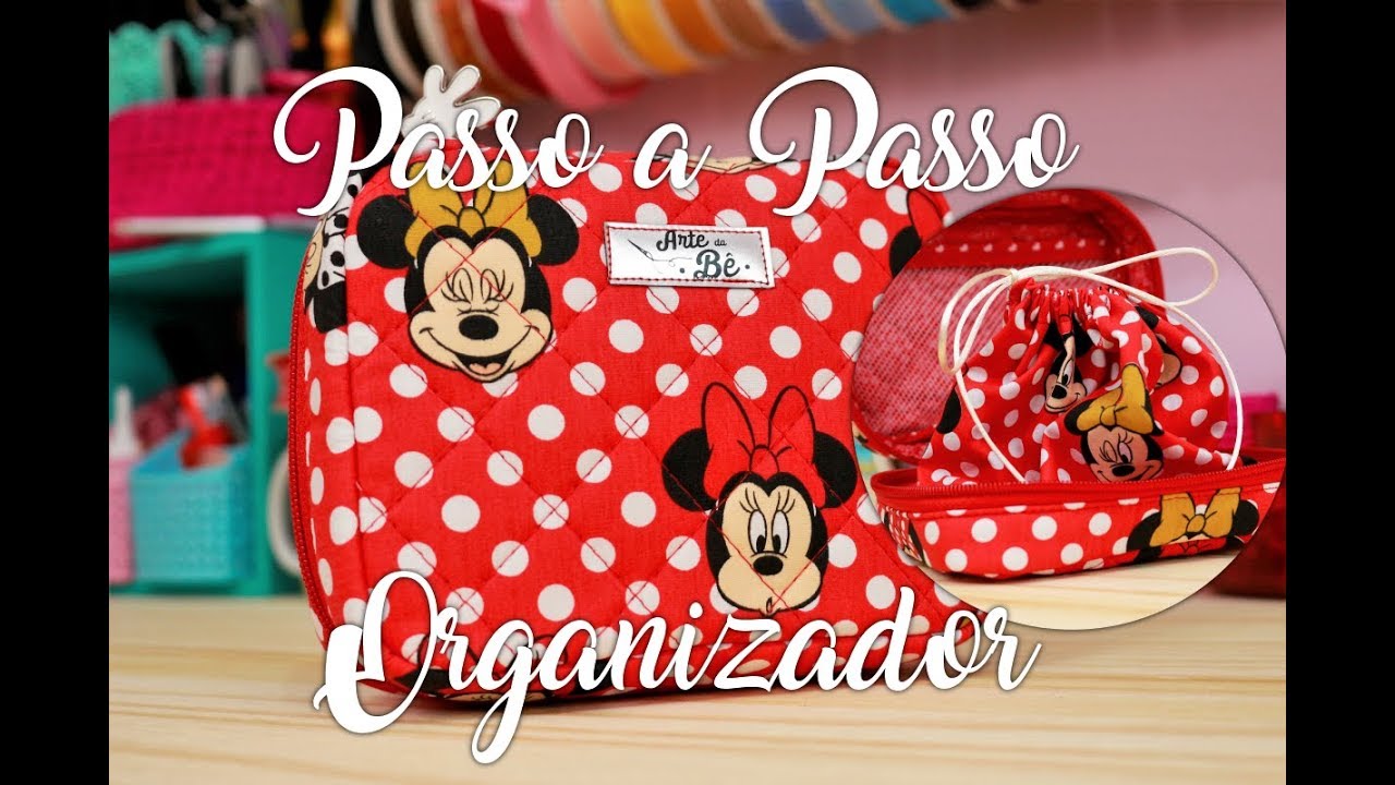 Especial viagem - mini organizador de viagem