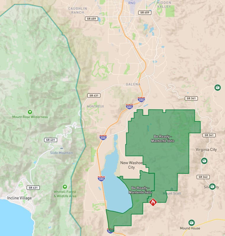 Crews stop forward progress of Goni Fire in Washoe Valley