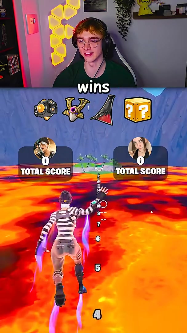 Beat the lava: VBUCKS