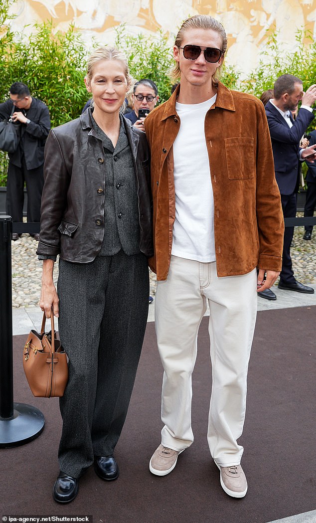 Gossip Girl star Kelly Rutherford's son, 20, steals spotlight at Milan ...