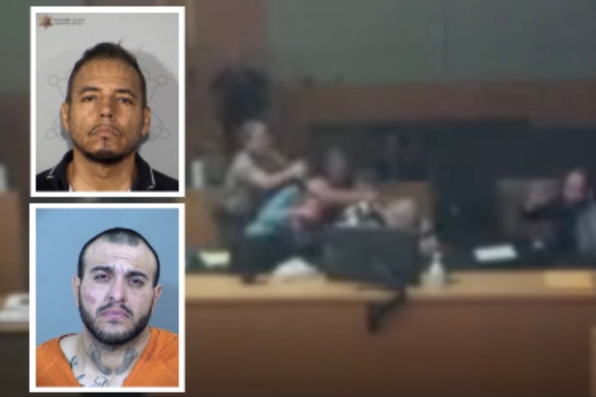Father-in-law of murder victim attacks killer in middle of hearing