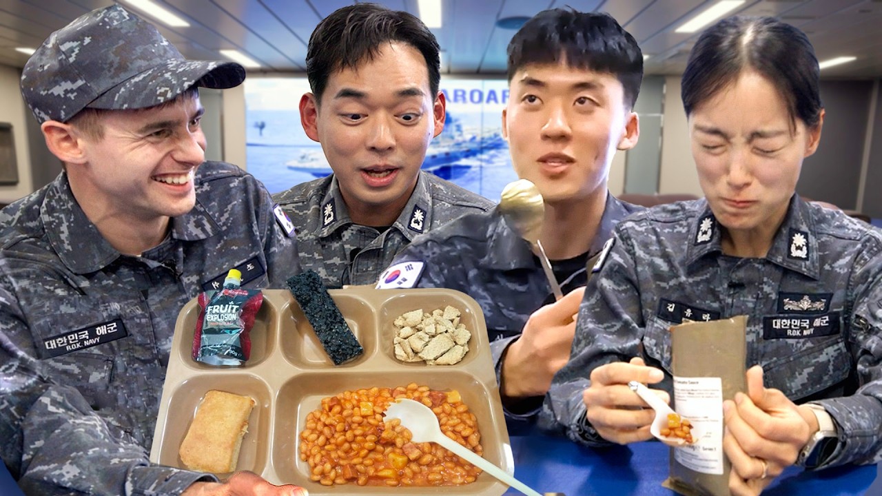 Korean Navy tries British Army rations for the first time 🇰🇷🇬🇧 ...