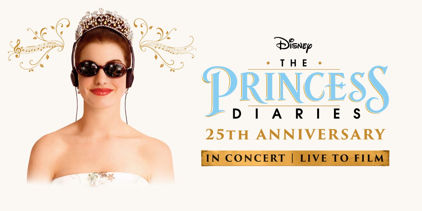 The Princess Diaries is getting a live orchestra concert tour