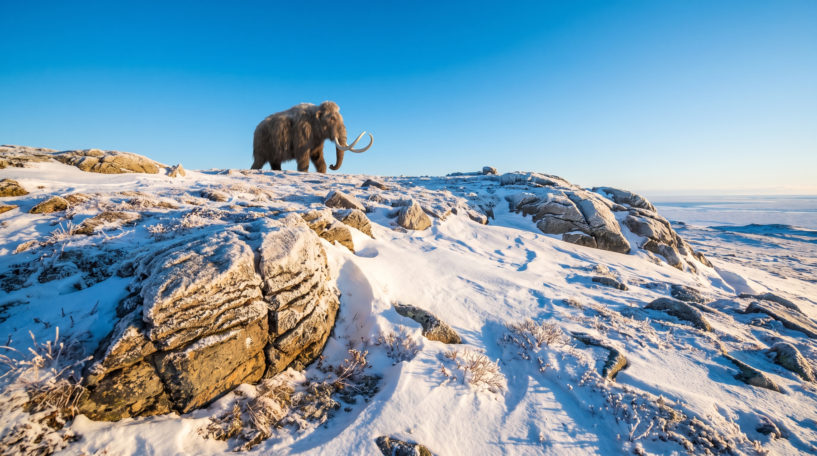 Isolated on a frozen Arctic island, the final woolly mammoths survived ...
