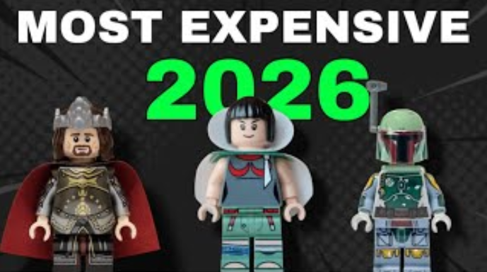 Ten LEGO minifigures with remarkable collector value