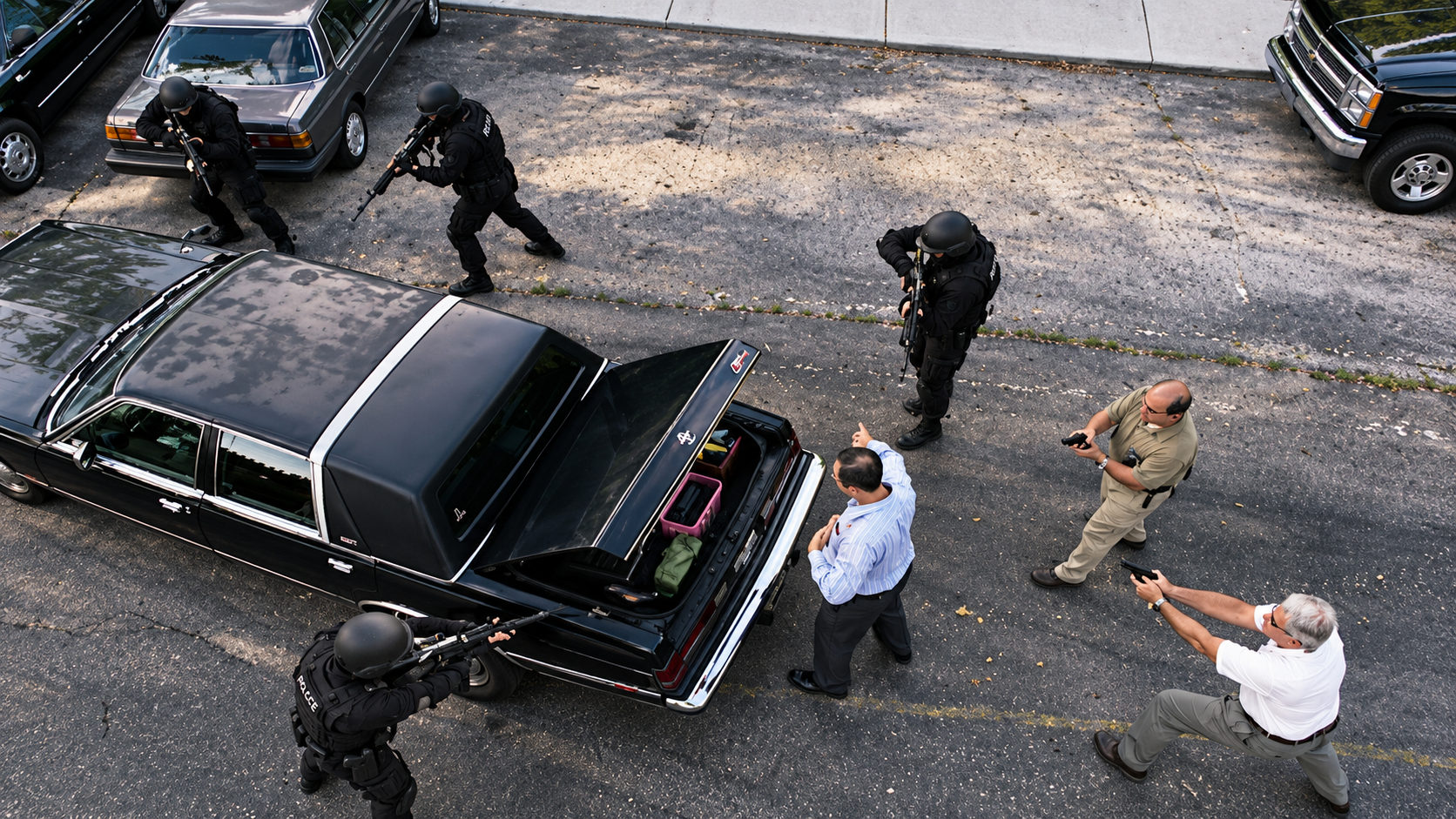 Robbers took a bank president and his wife hostage then stole $500,000 ...