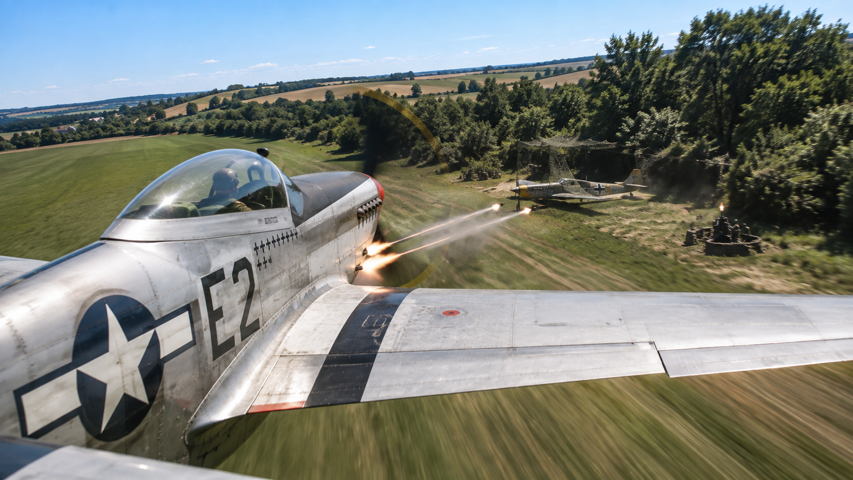 P-51 Mustangs vs the Luftwaffe - The guncam footage that shows the end