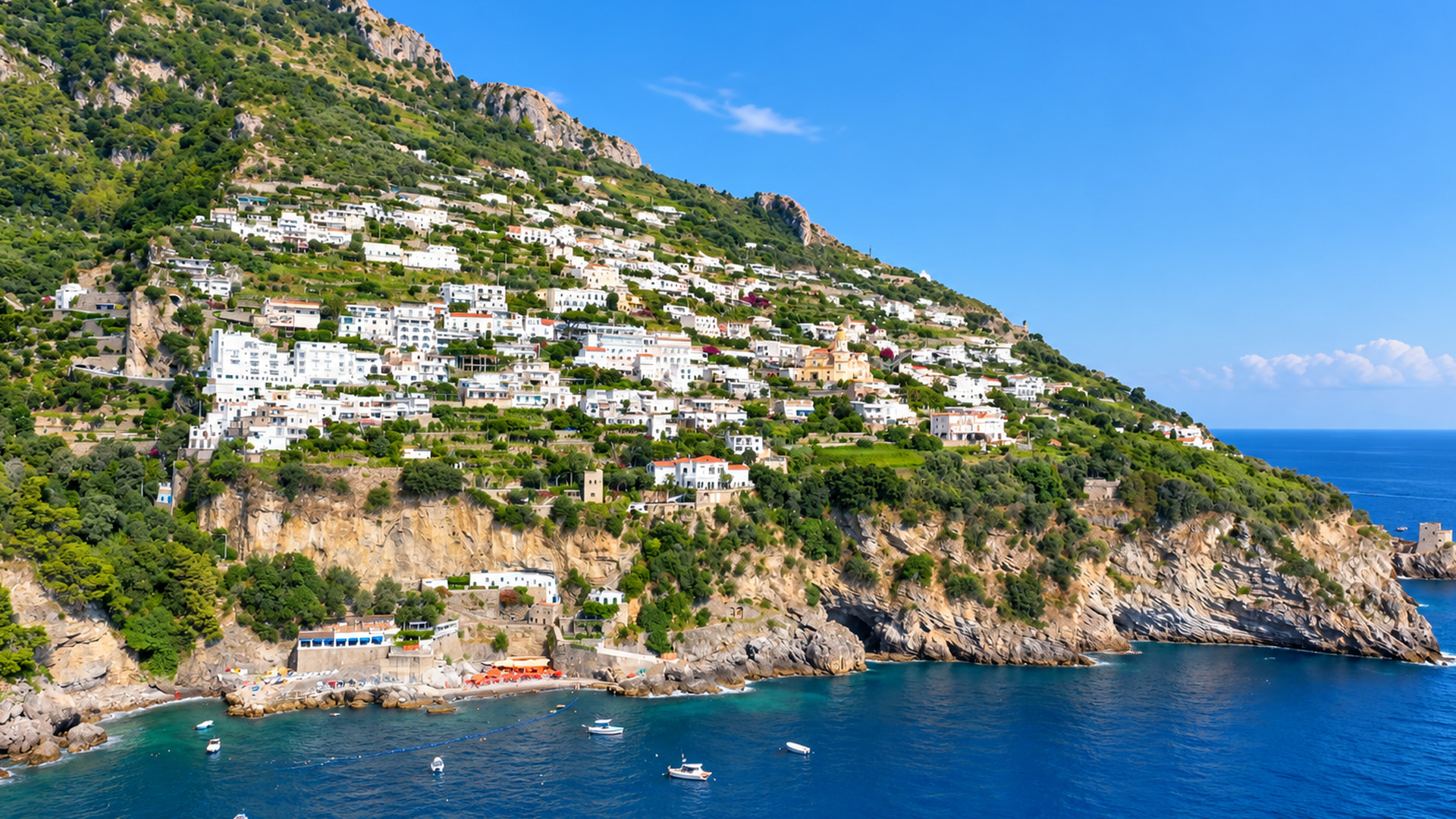 Questo borgo italiano è aggrappato alla montagna