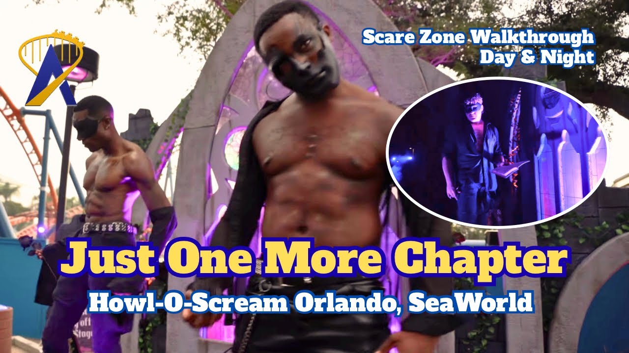 Just one more chapter day vs night walkthrough | Howl-O-Scream Orlando