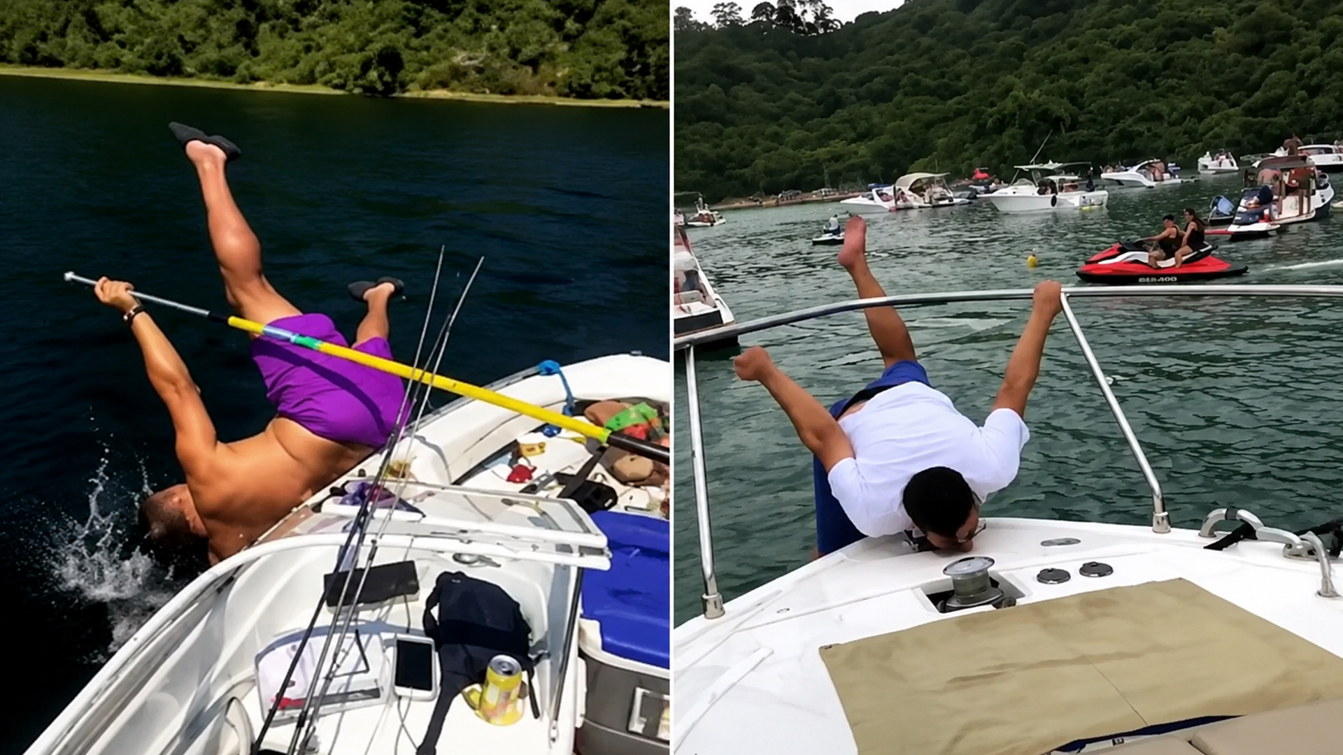 Funny slip and fall moments