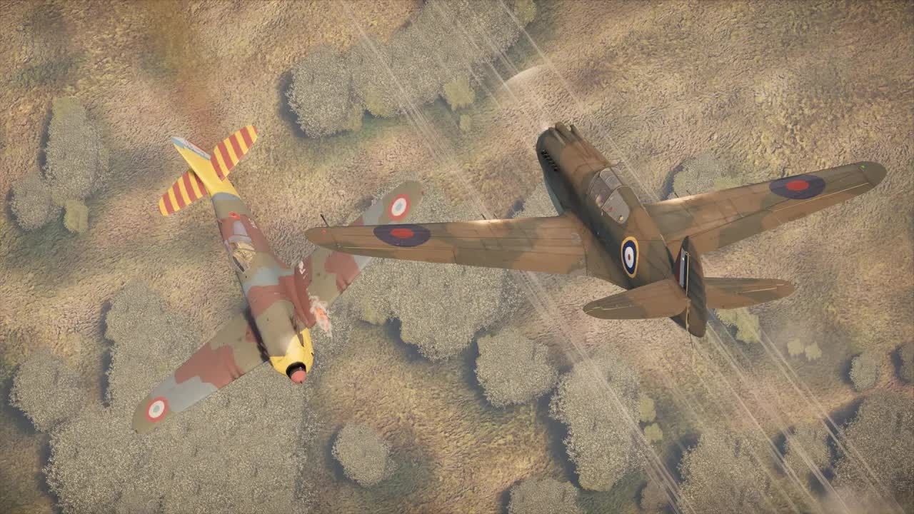 5 French fighters attacked 12 British bombers... within minutes, 3 ...