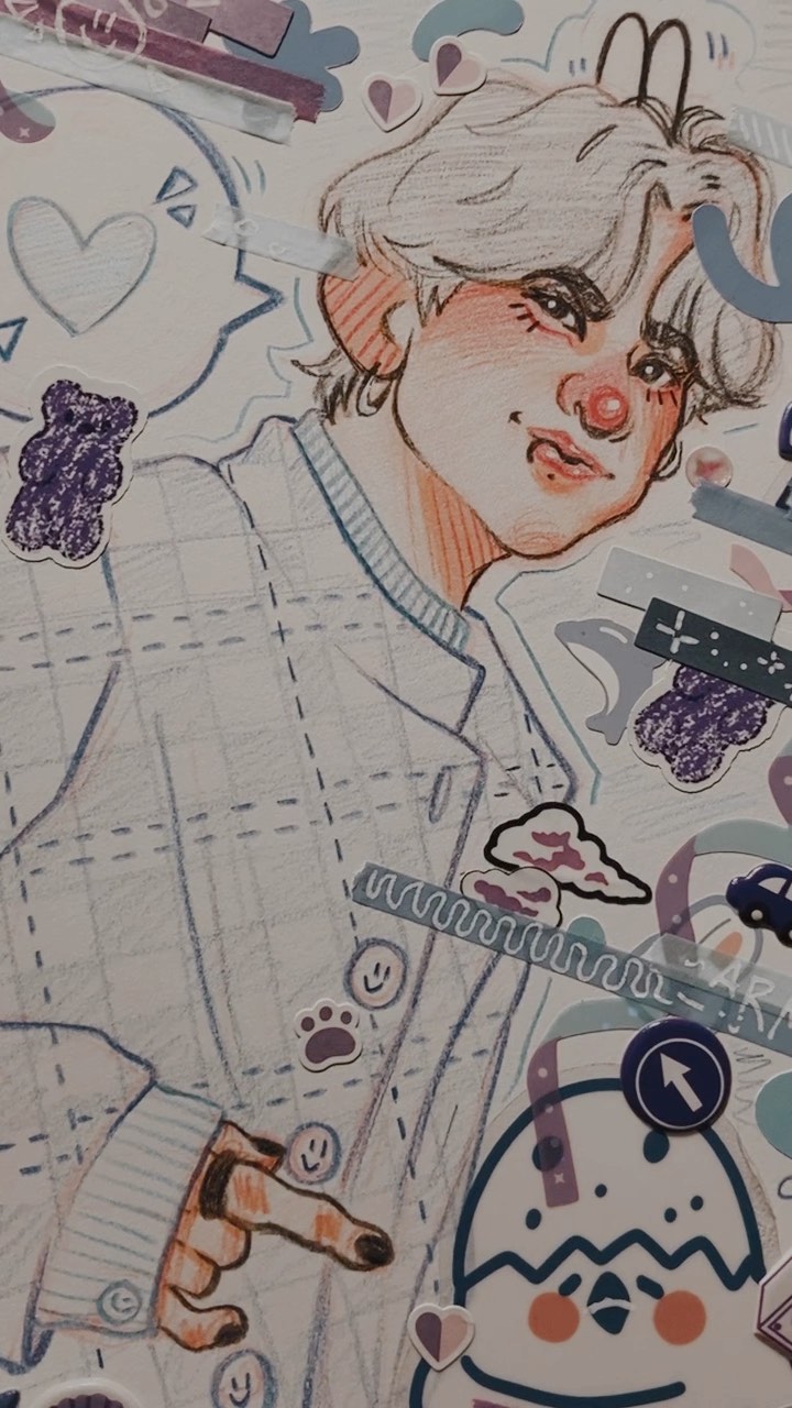 Adding personal stickers into my artwork