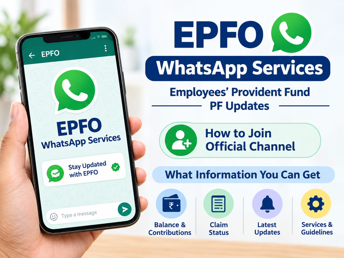 EPFO launches WhatsApp channel for PF updates: How to join official ...