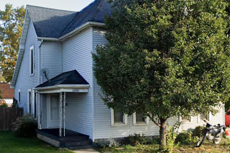 Binkley had allegedly told police that the teenager was not at his address (pictured) on two previous occasions (Google)