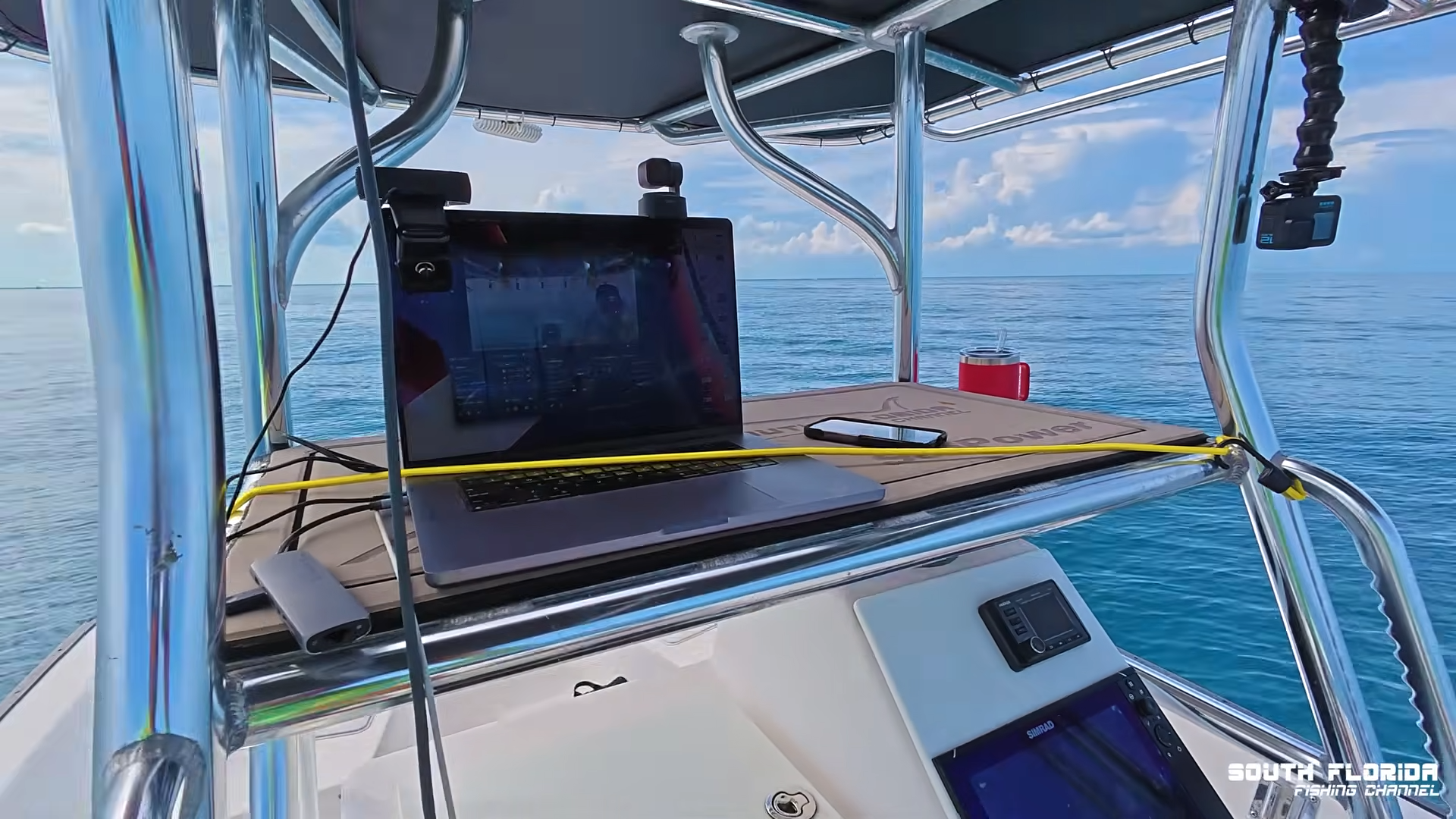 He livestreamed his fishing trip from the Florida Keys