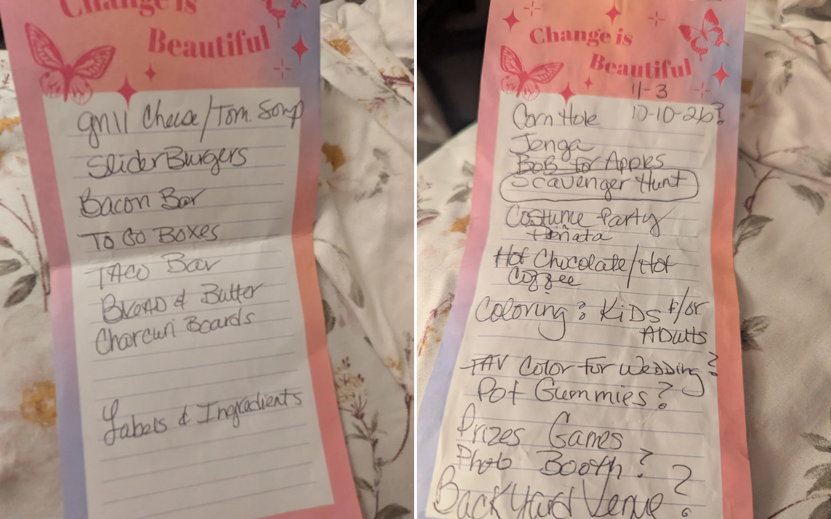 Bride-to-be starts planning wedding, then mother-in-law hands her a note