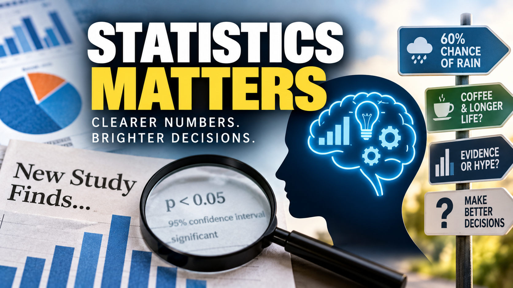 Most people say they don't understand statistics, but would use them if ...