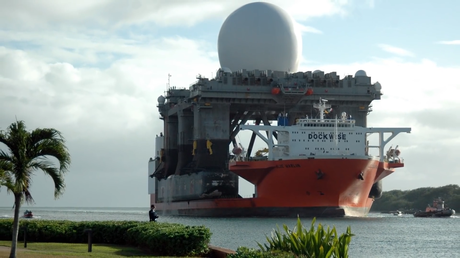 This ship carried a 50,000-ton radar across the world - by sinking ...