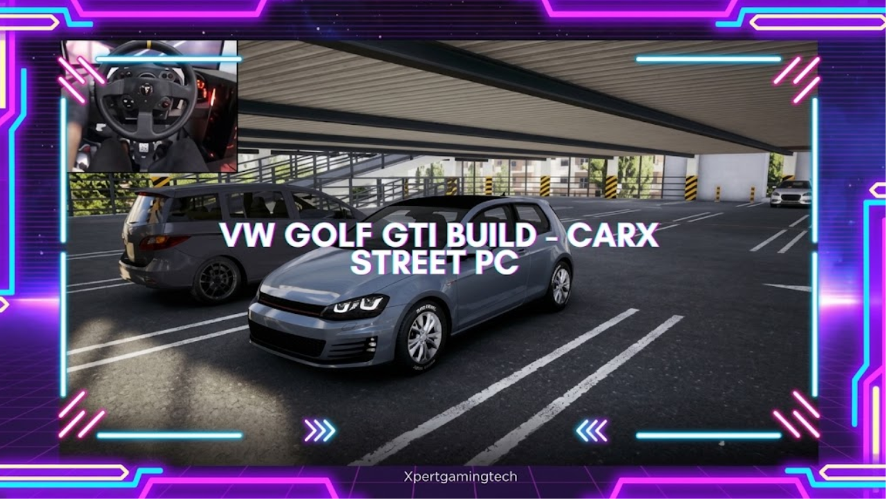 CarX Street VW Golf GTI build and driving setup insights
