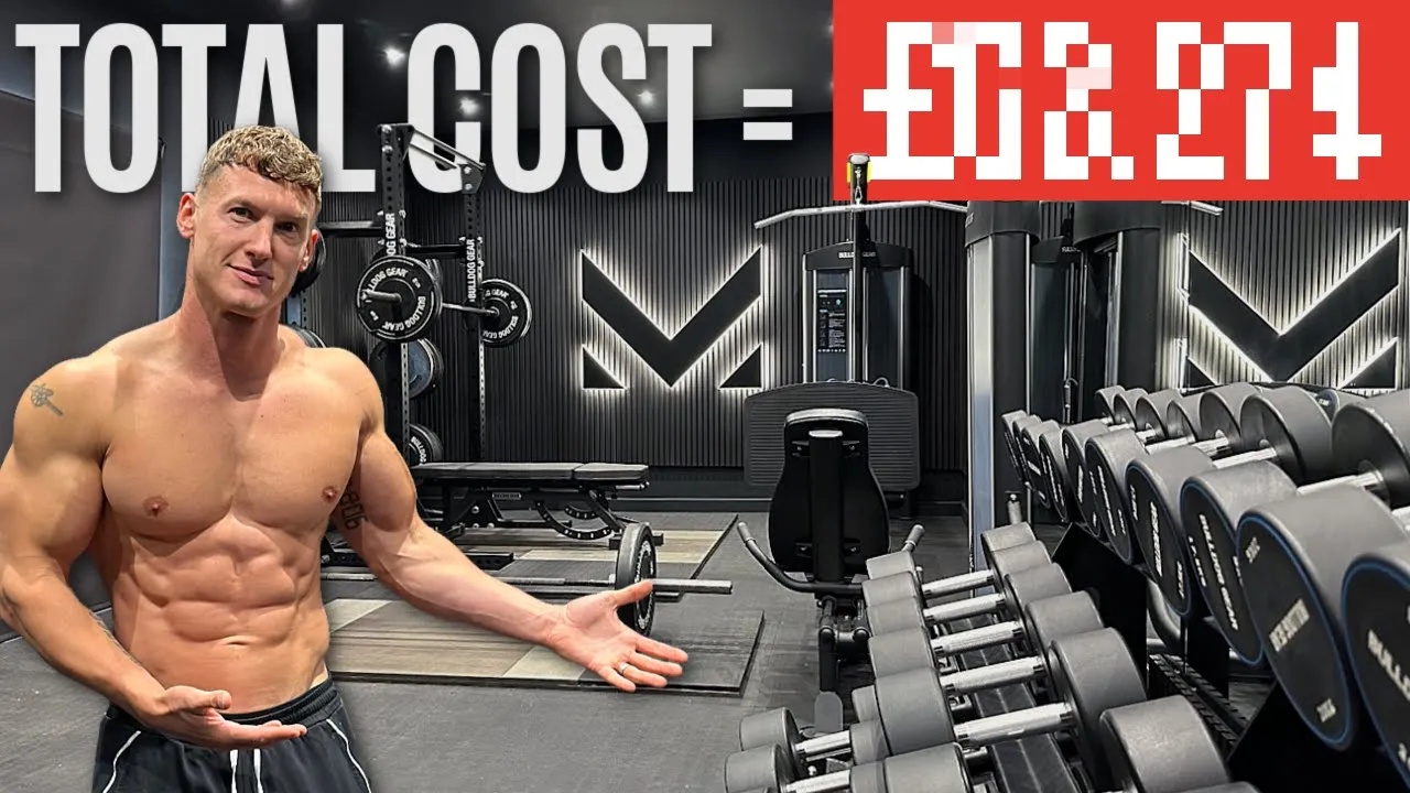 He built his home gym from the ground up, then revealed what everything ...