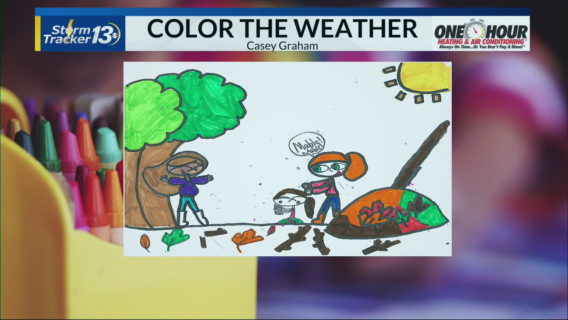 Color the weather: Casey Graham