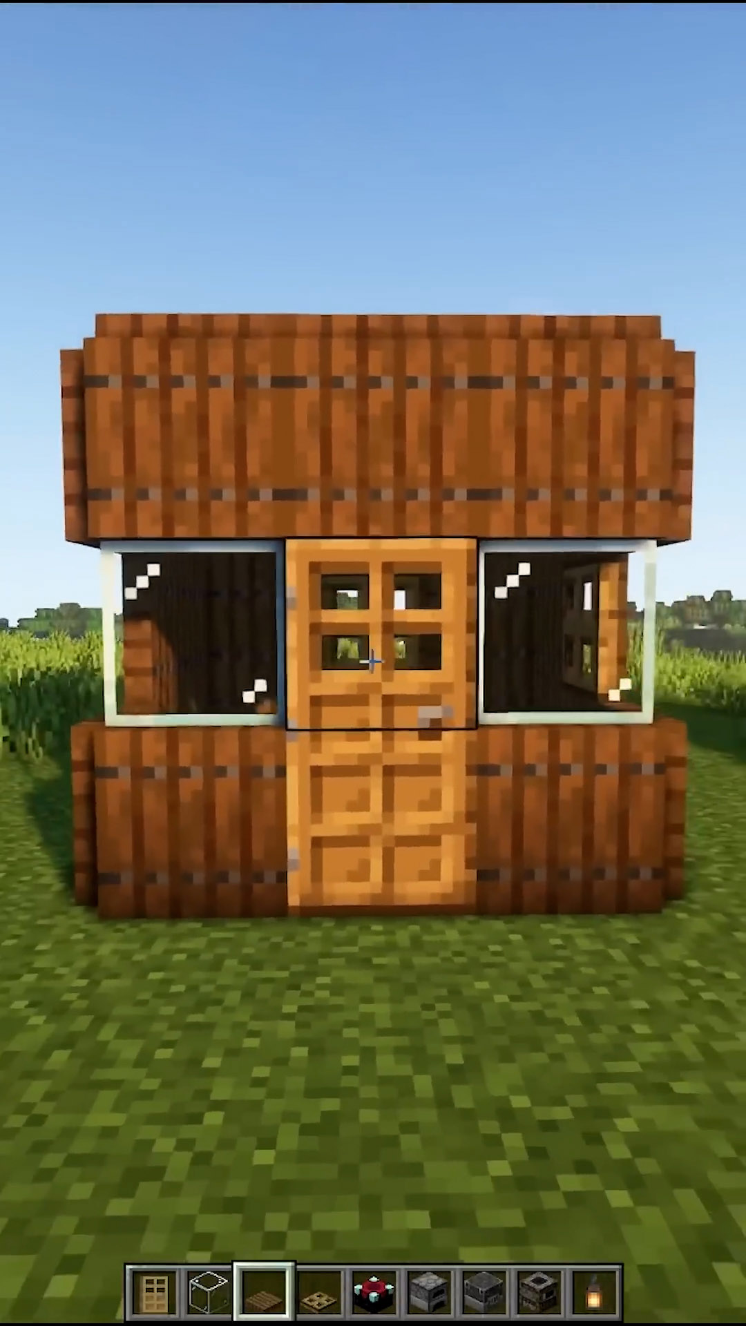 Simple and cute micro base for Minecraft survival